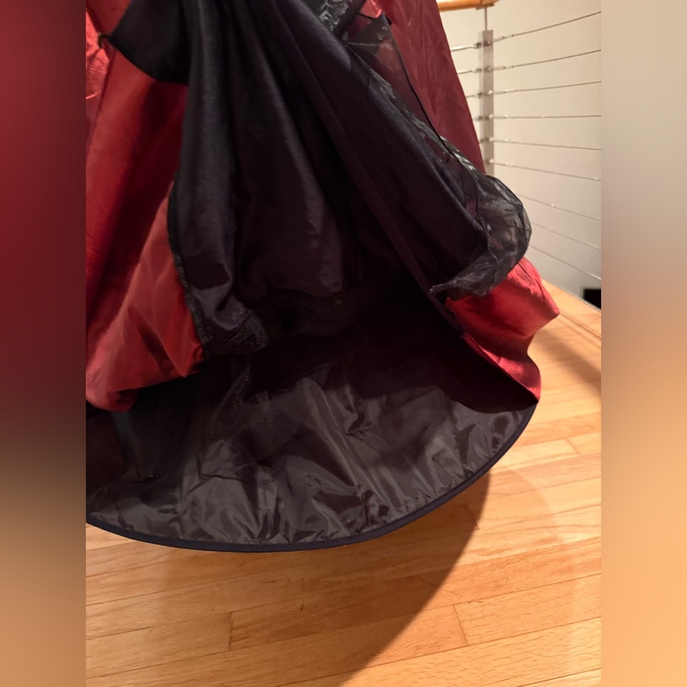 Vampire Queen M Halloween Dress Costume Black and Red Gown - Picture 7 of 13